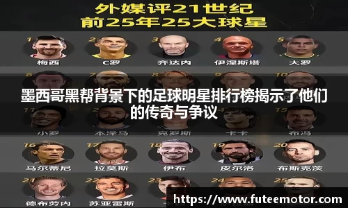墨西哥黑帮背景下的足球明星排行榜揭示了他们的传奇与争议
